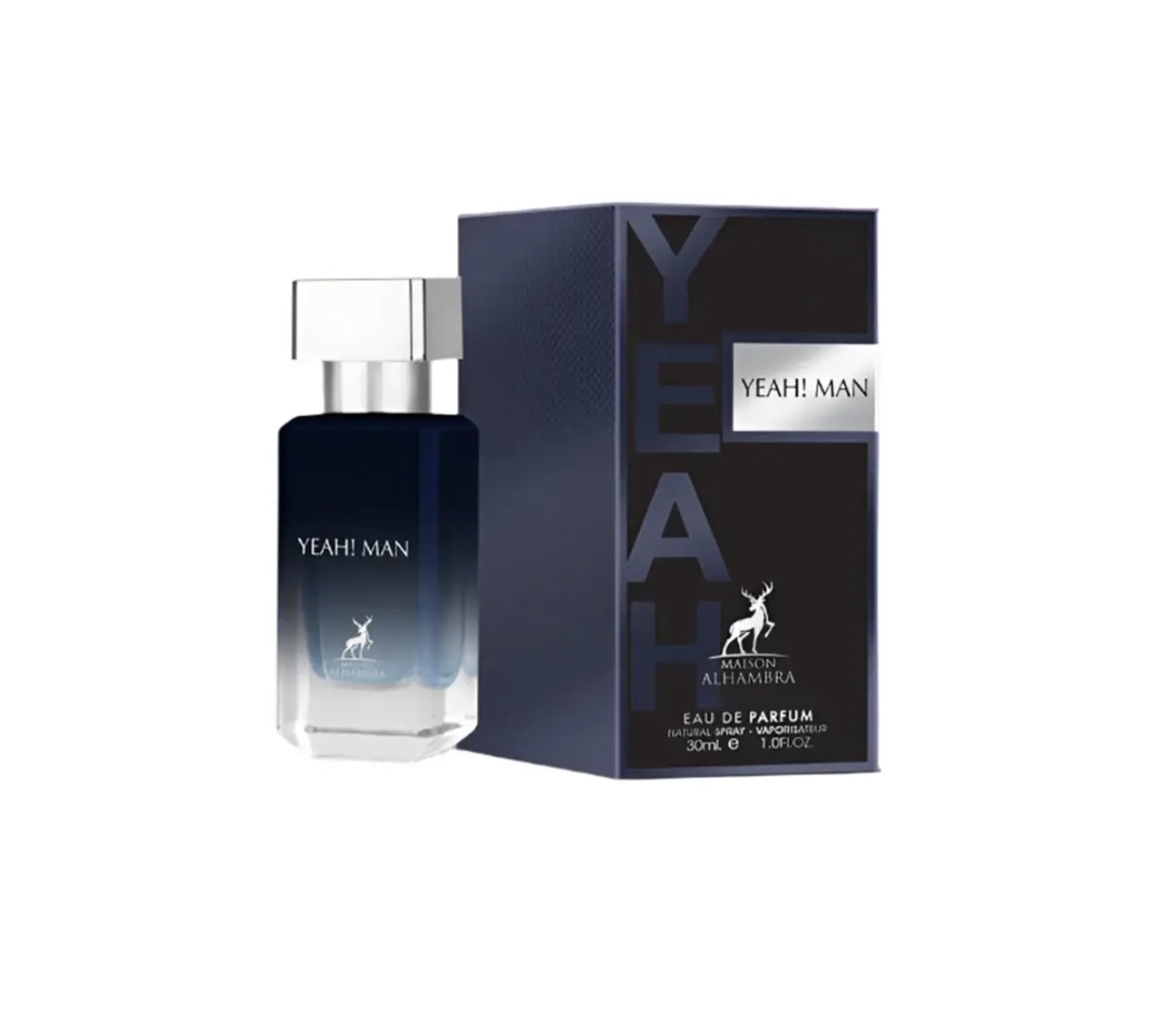 عطر جیبی الحمبرا یاه (آبی) مردانه حجم 30 میلی لیتر